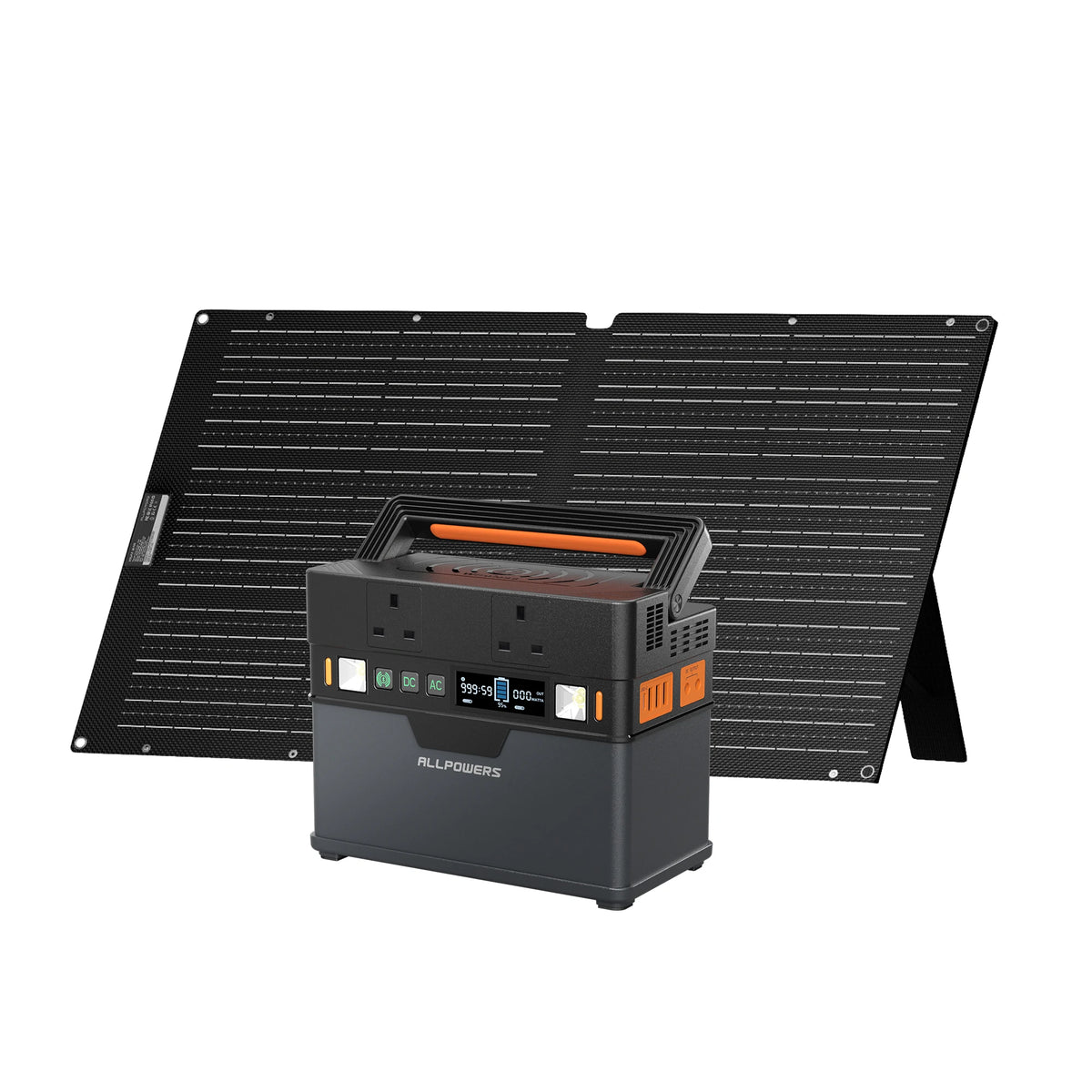 ALLPOWERS S300 Portable Power Station With Foldable Solar Panel