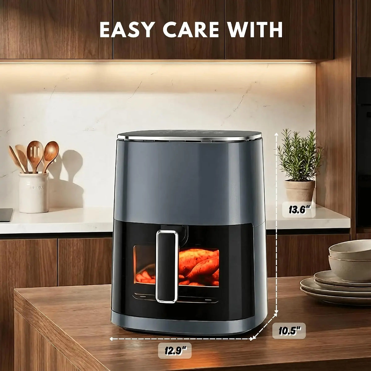 12 Function Air Fryer Oven With Clear Viewing Window