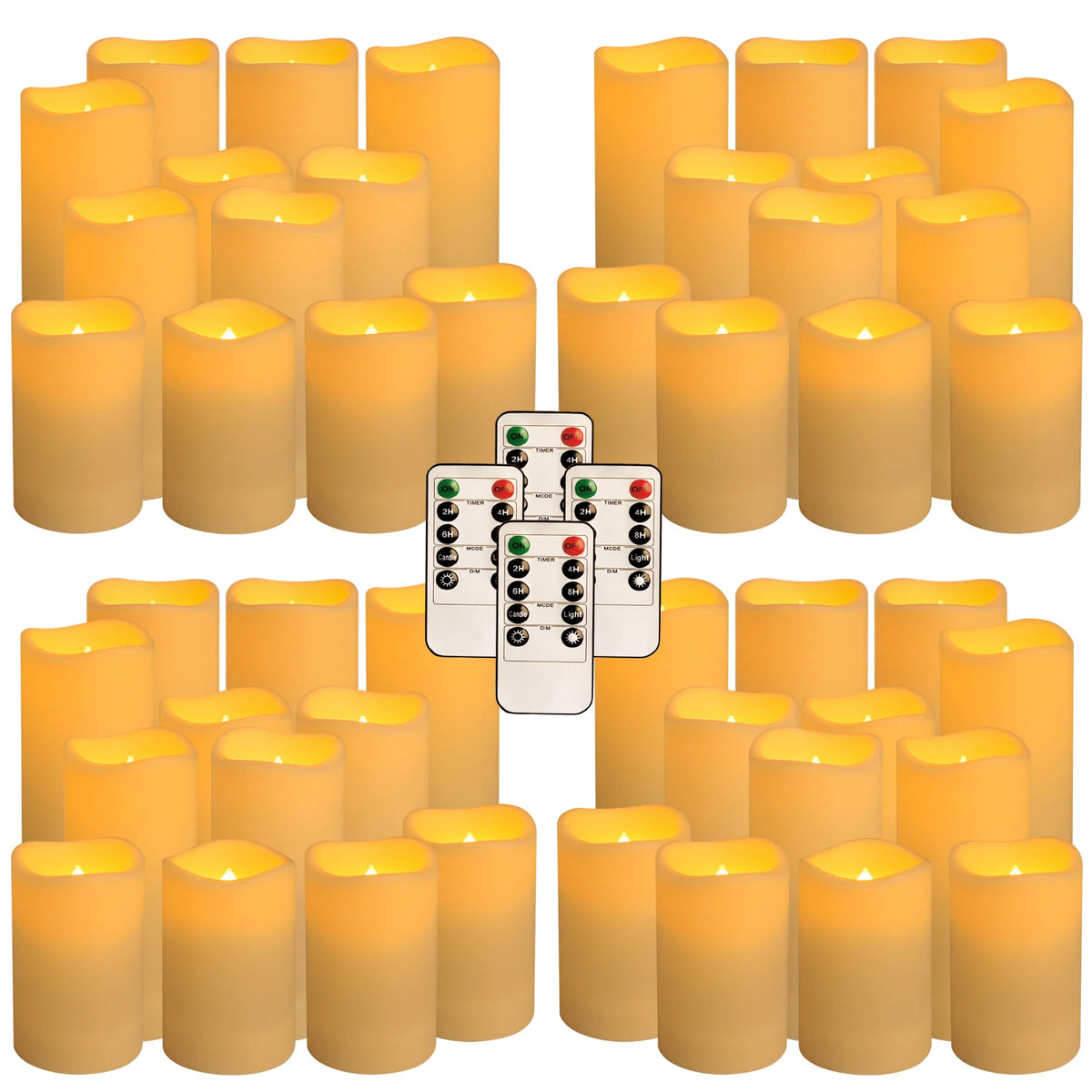 Waterproof Flameless LED Candle Lights For Parties And Gatherings