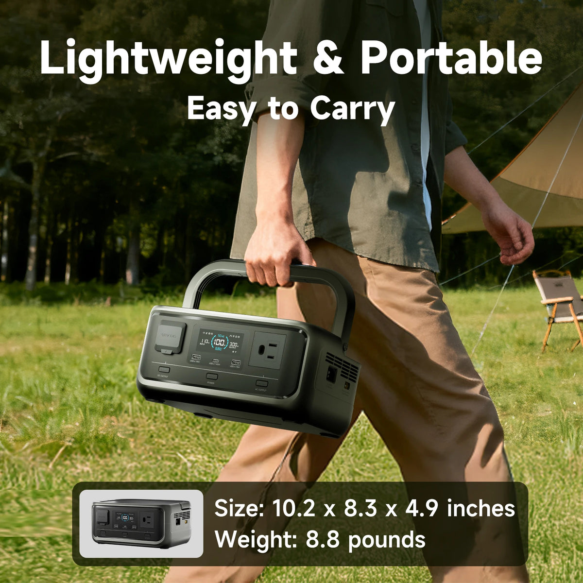 ALLPOWERS VOLIX P300 Solar Generator With Foldable Solar Panel