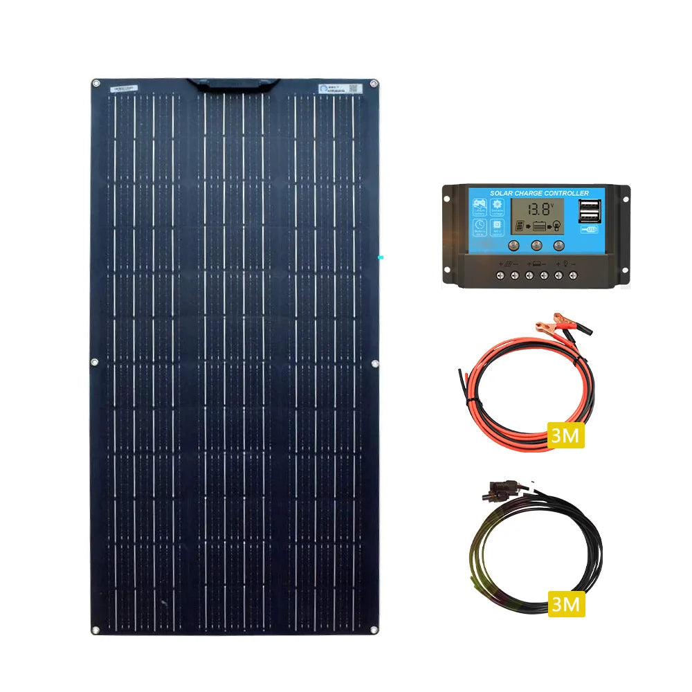 Boguang 100W Flexible Solar Panel Kit With Charge Controller