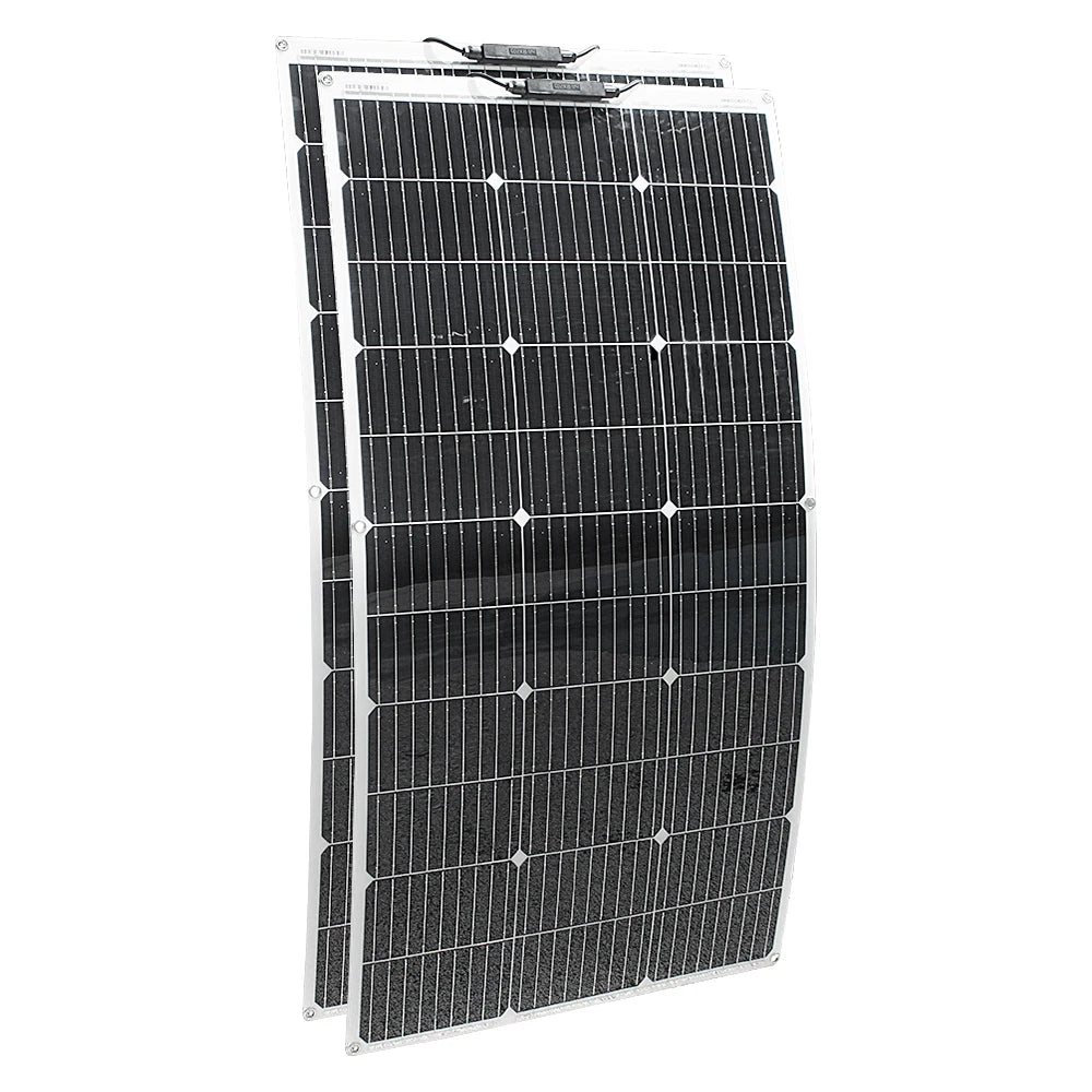 Asunerge Flexible Monocrystalline Solar Panel For 12 Volt System