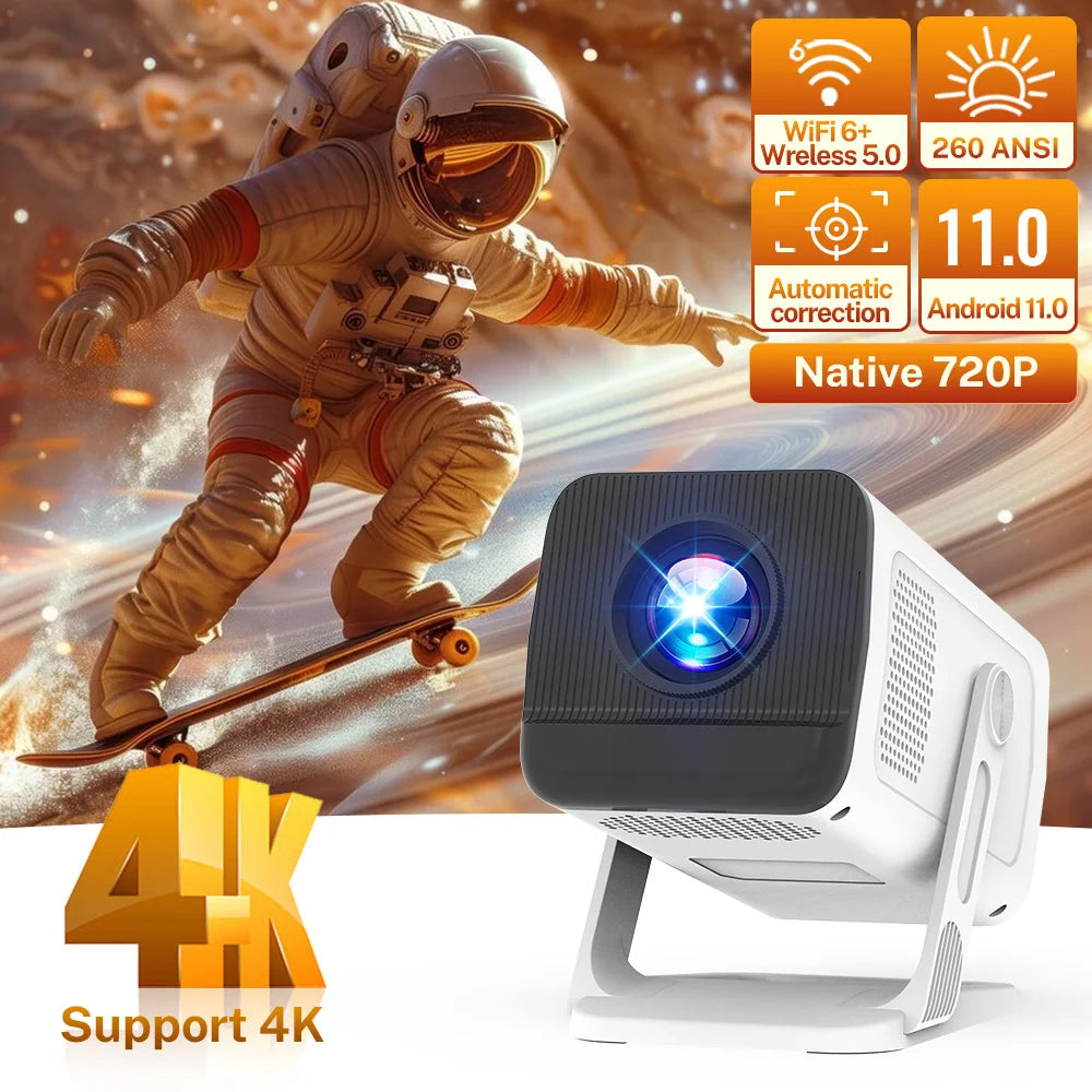 LynCast X1AQ Portable Projector With Android And Built In Speaker