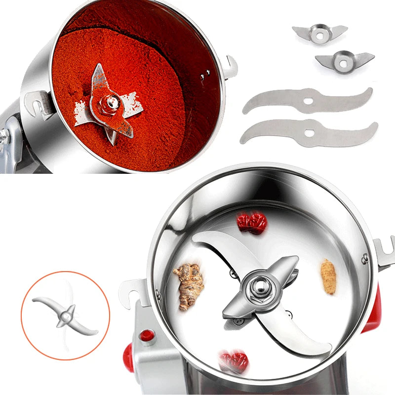 Biolomix Electric Grain And Spice Grinder For Coffee And Herbs