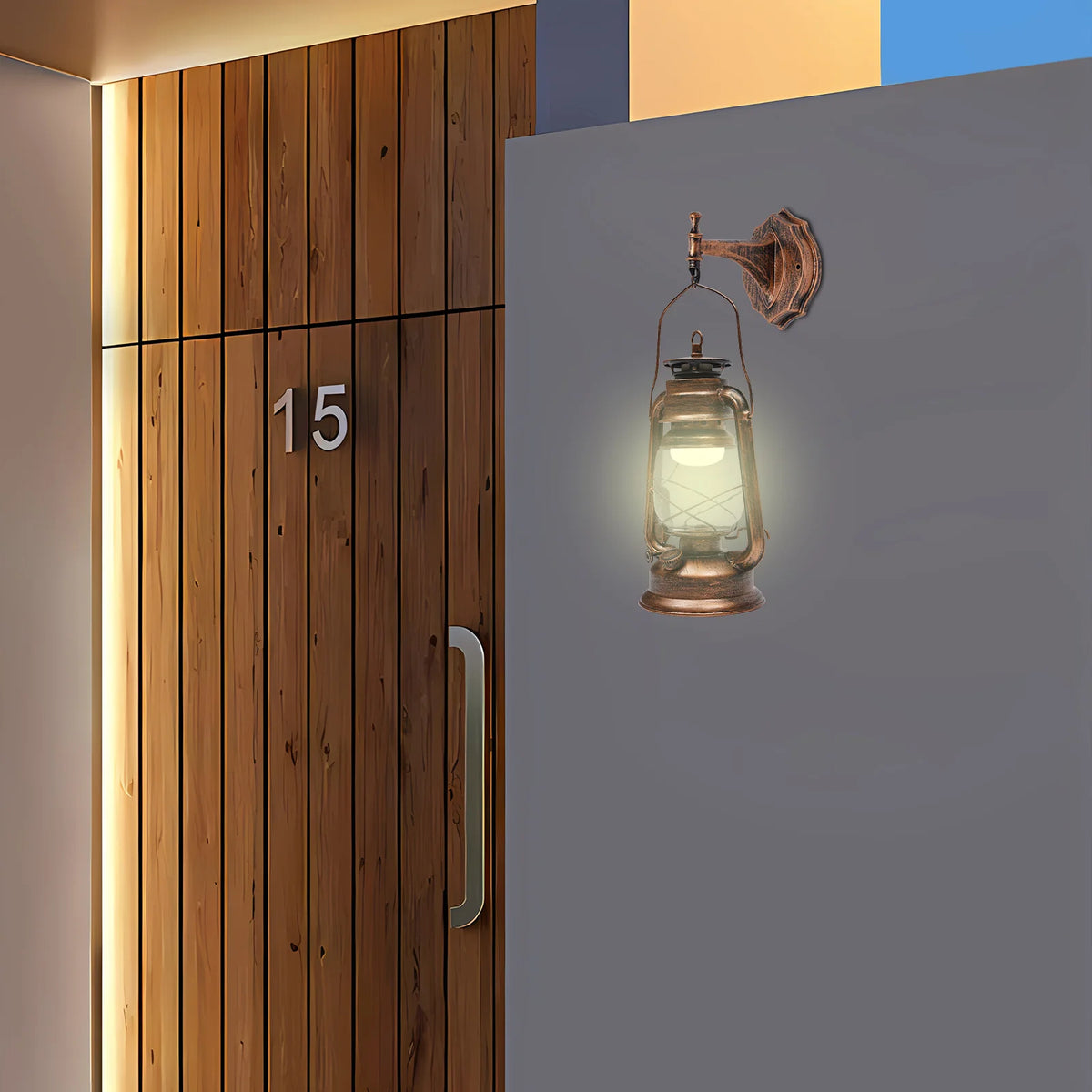 Bymaocar Antique Outdoor Wall Lantern For Home And Garden Lighting