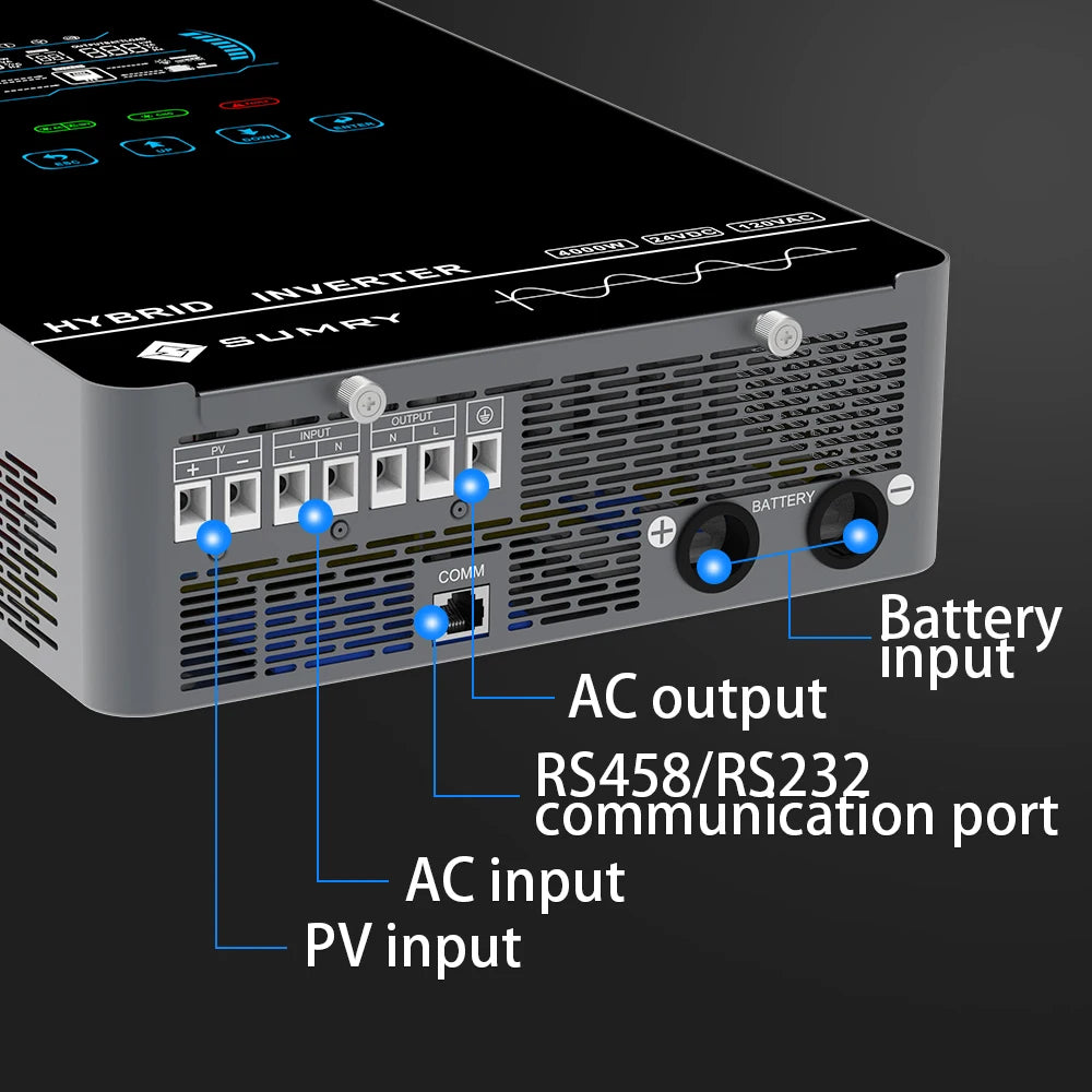 Sumry Hybrid Solar Inverter With Pure Sine Wave MPPT Charger