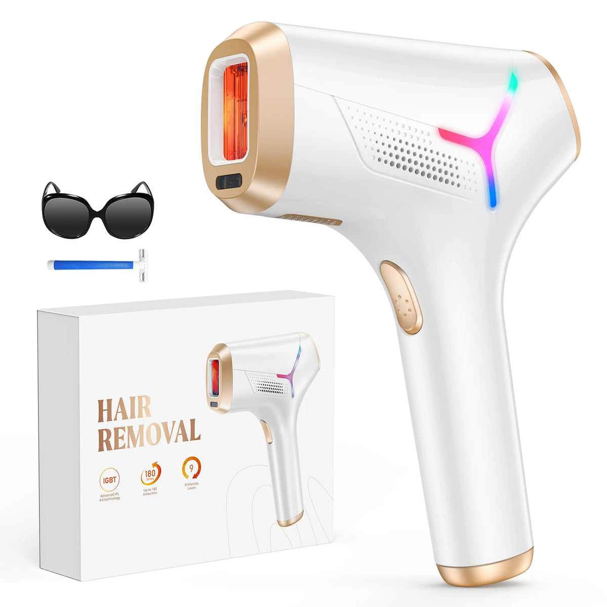 Totmizby IPL Hair Removal Device for Face Body and Bikini