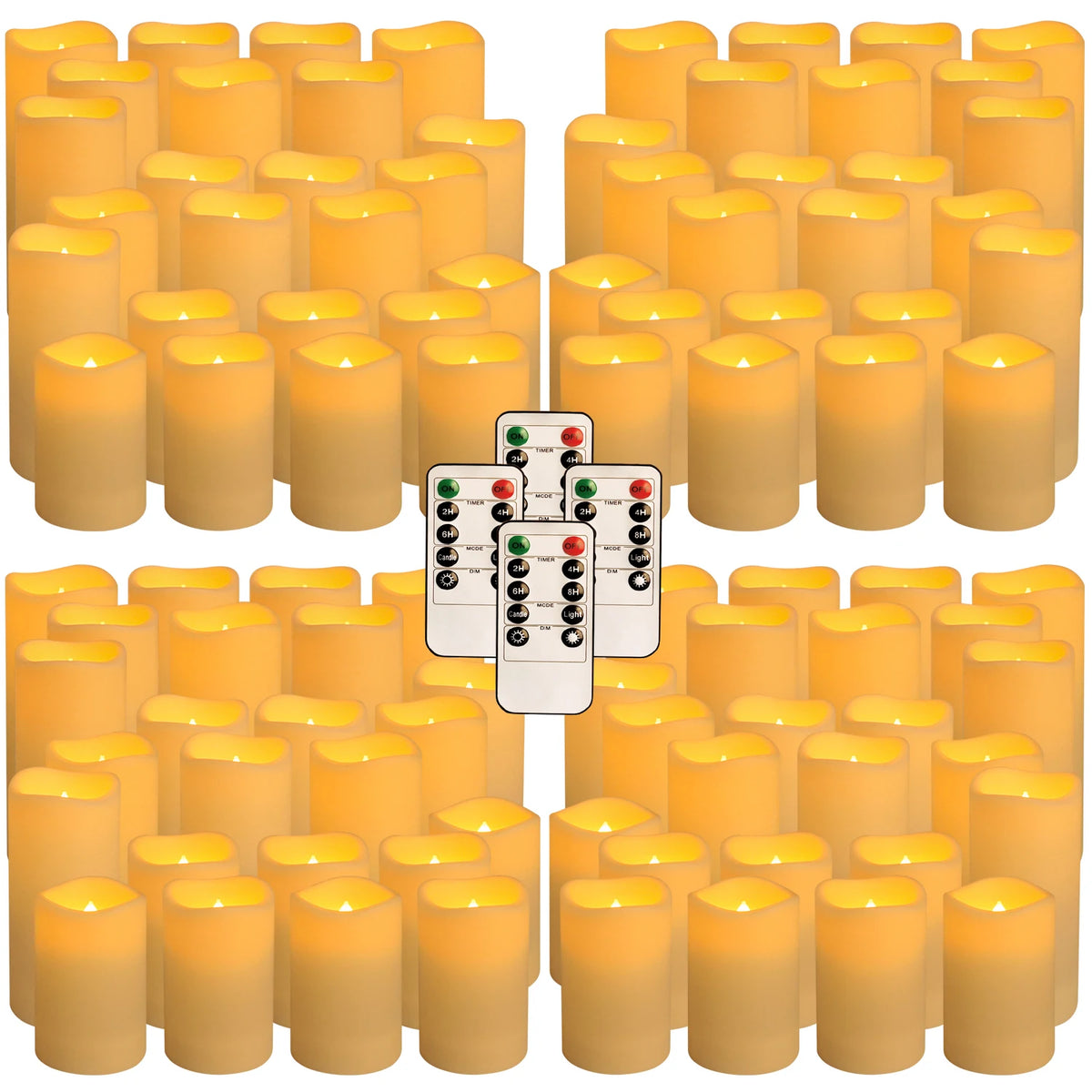 Waterproof Flameless LED Candle Lights For Parties And Gatherings