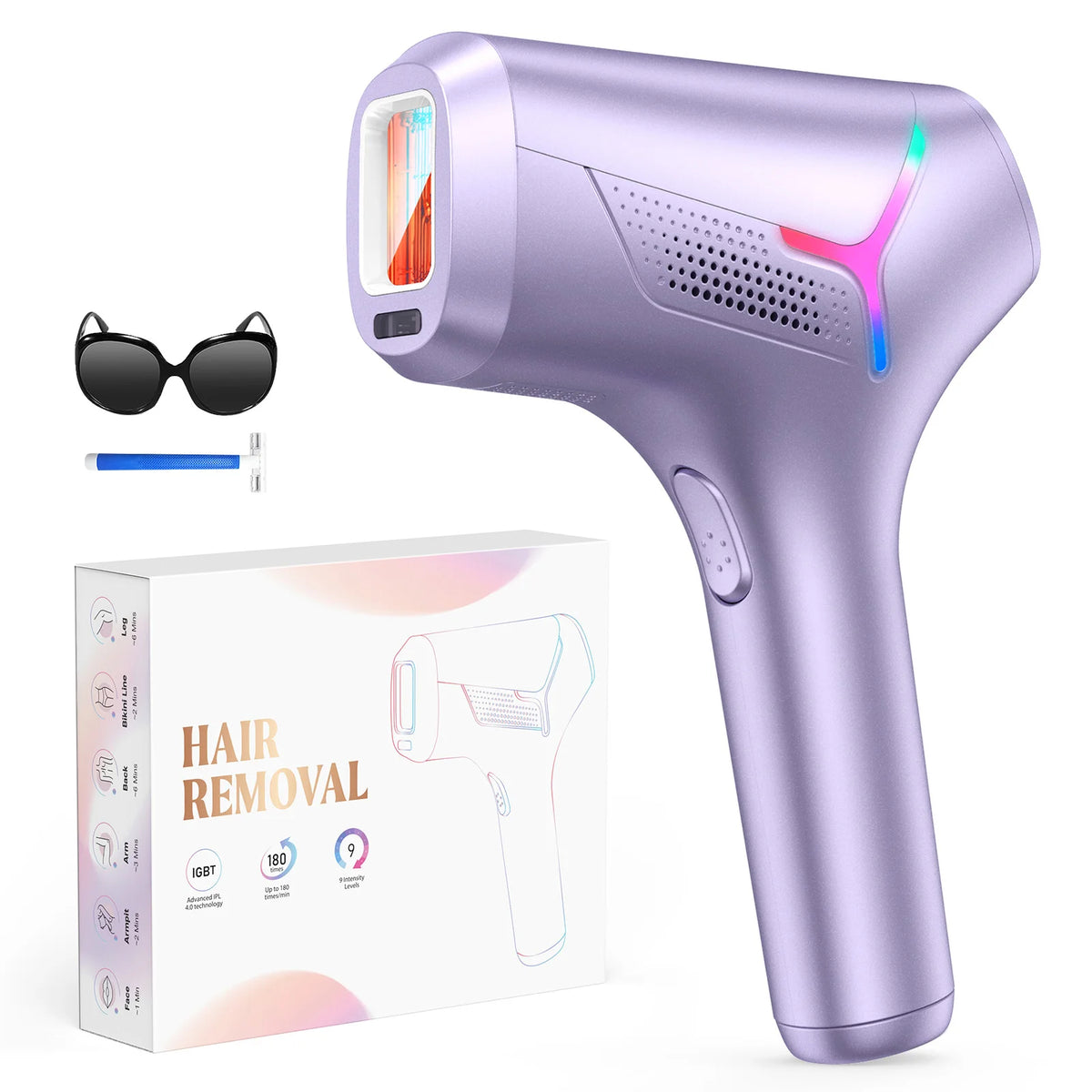Totmizby IPL Hair Removal Device For Face And Body