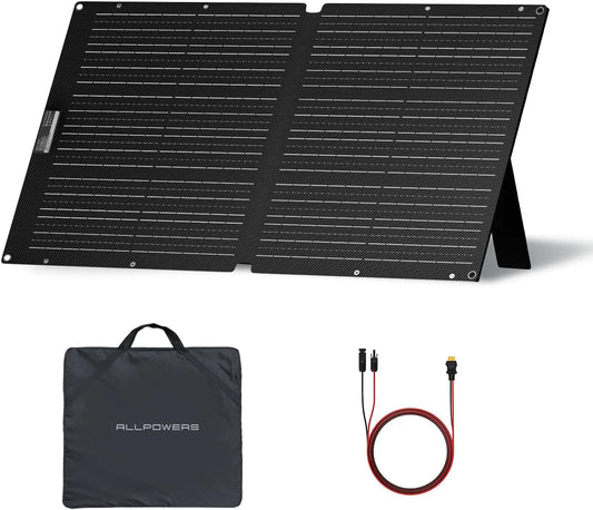 ALLPOWERS SE100 100W Foldable Monocrystalline Solar Panel for Camping