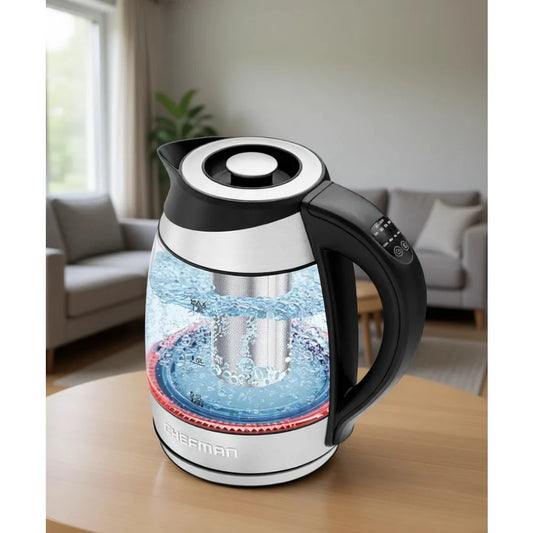 Electric Kettle With Temperature Control And Tea Infuser