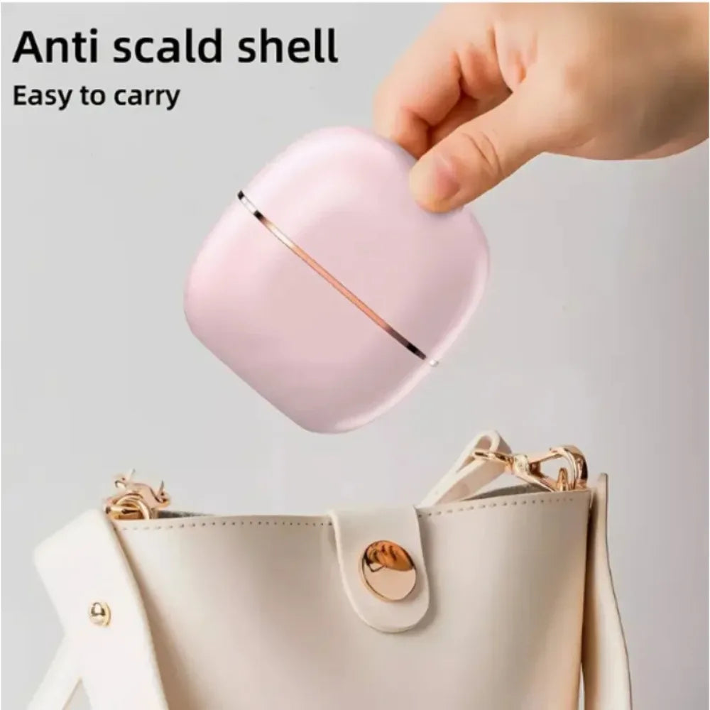 Zimir Rechargeable Hair Straightener Brush With Anti Scalding Design