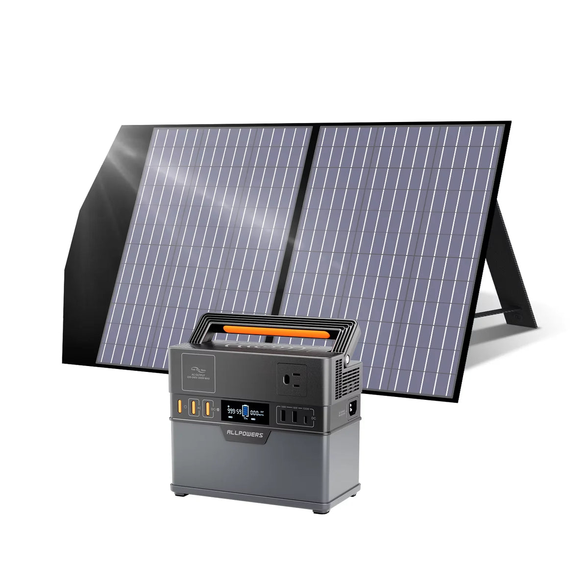ALLPOWERS S300 Portable Power Station With Foldable Solar Panel
