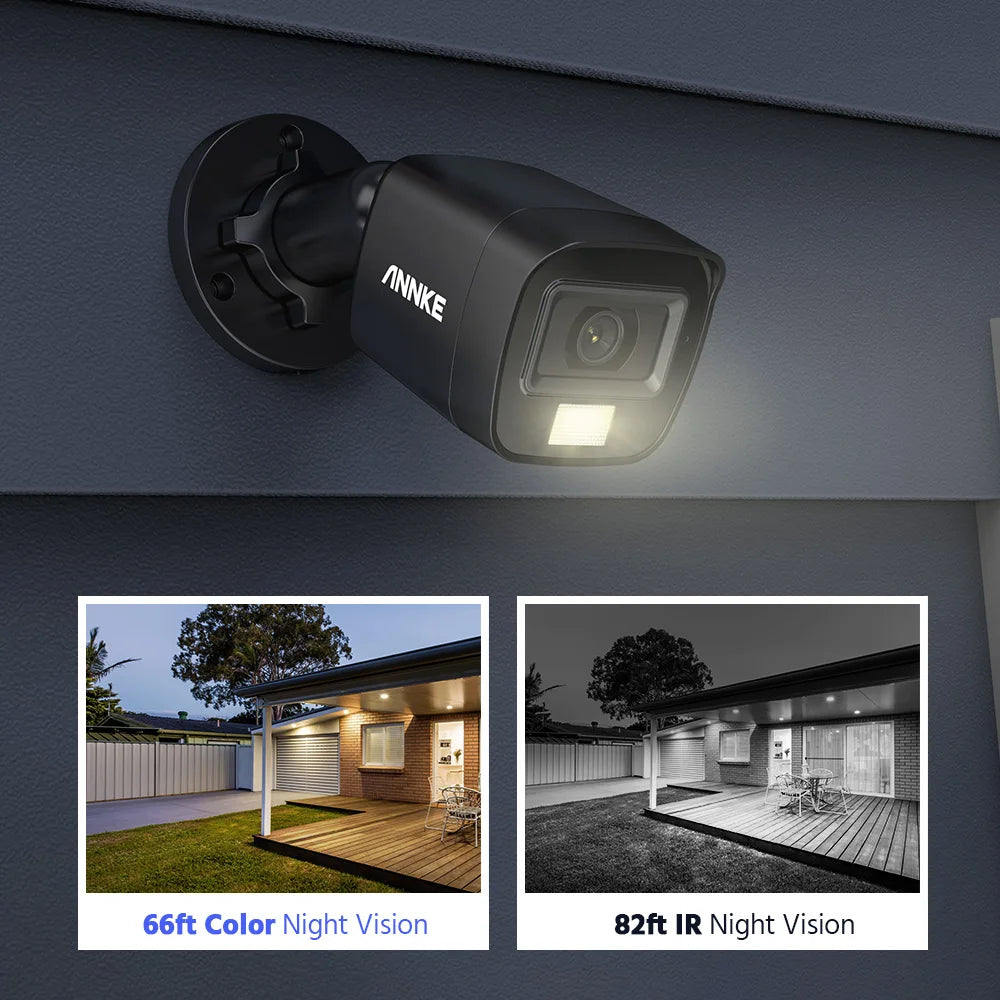ANNKE 3K Dual Light Audio Bullet Security Camera With Microphone