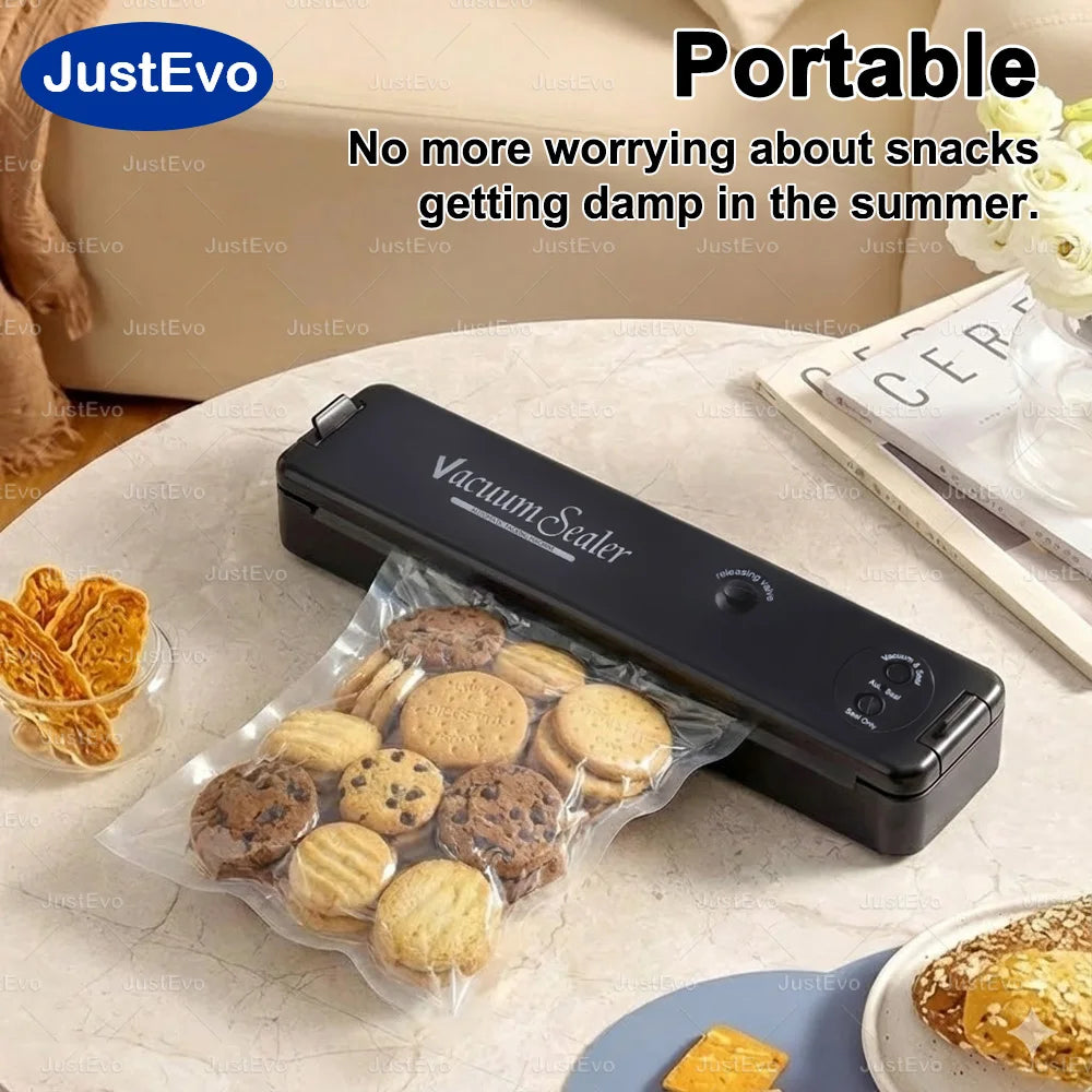 Portable Automatic Food Vacuum Sealer Machine With Vacuum Bags