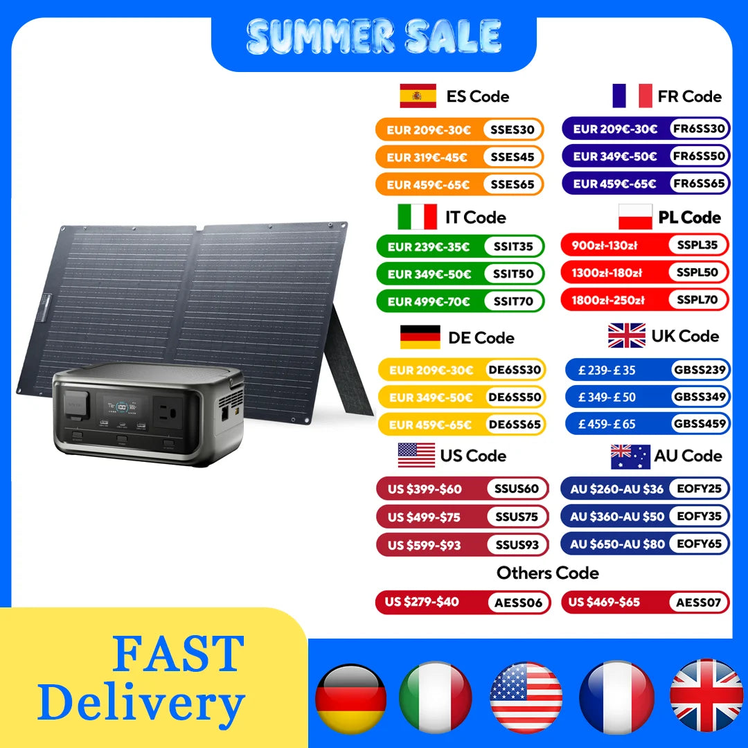 ALLPOWERS VOLIX P300 Solar Generator With Foldable Solar Panel