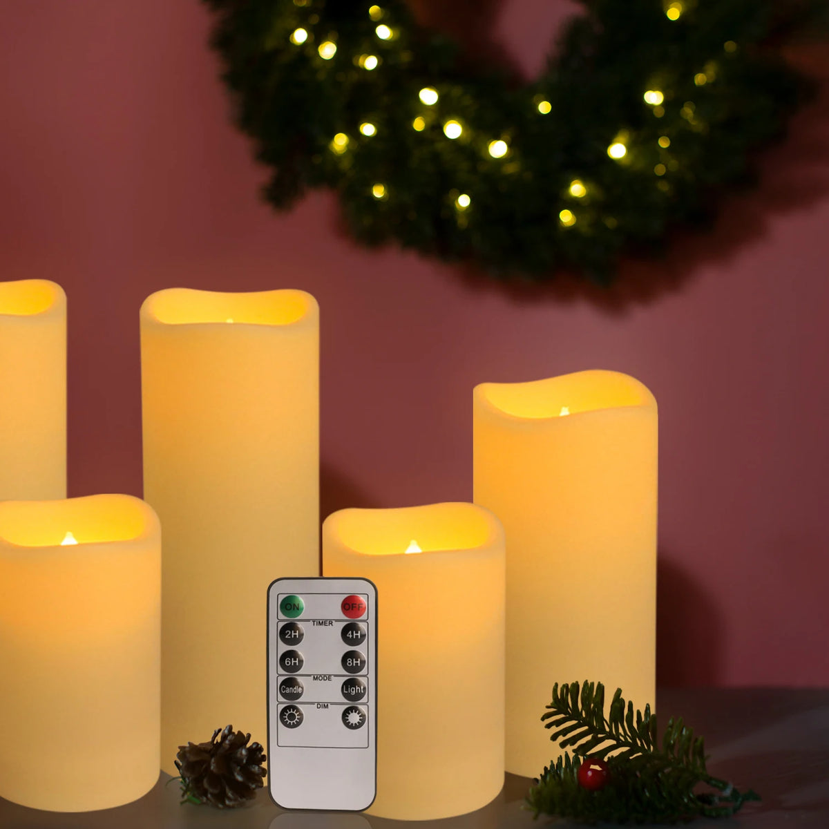 Waterproof Flameless LED Candle Lights For Parties And Gatherings