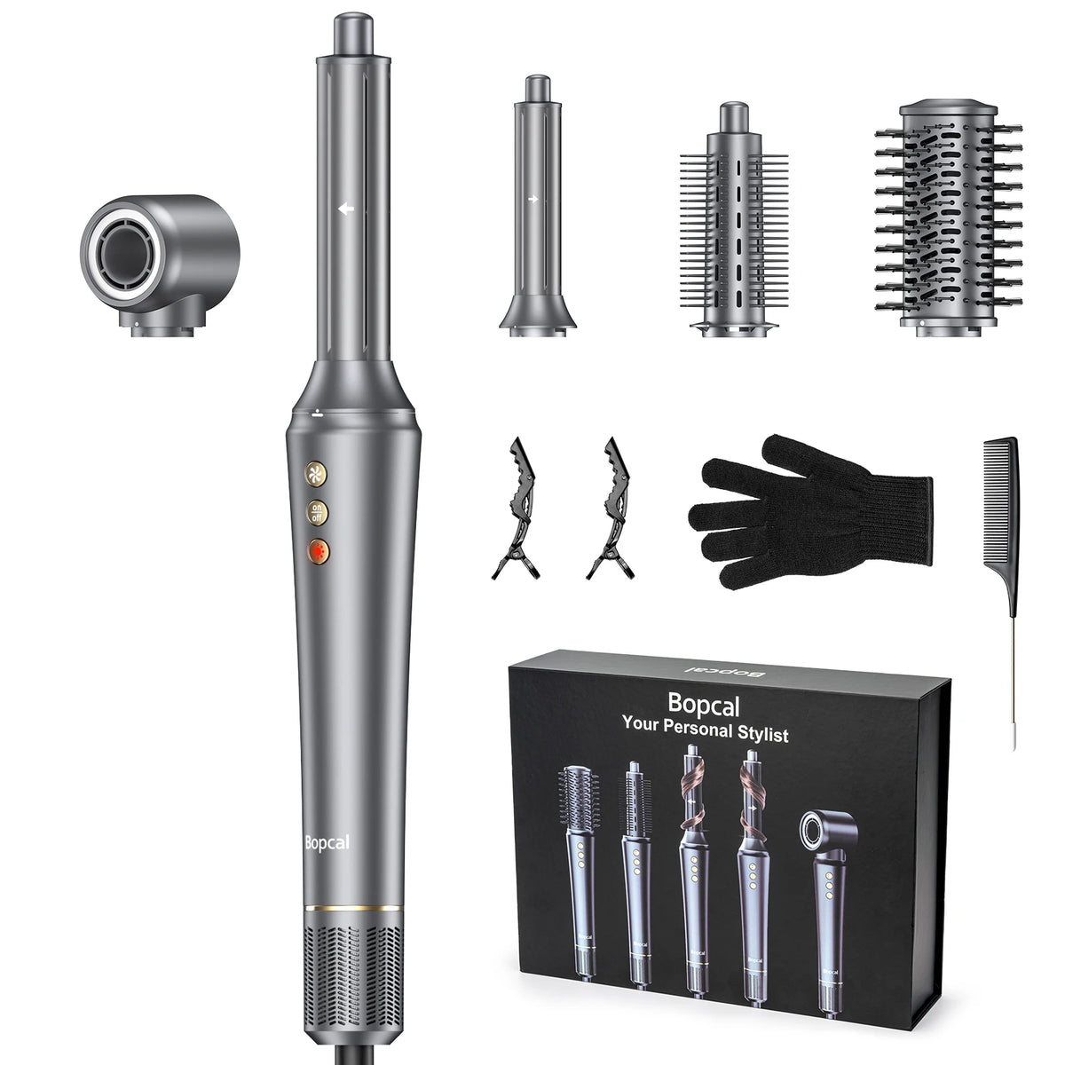 BOPCAL 5 In 1 Professional Hair Styler With Ionic Air