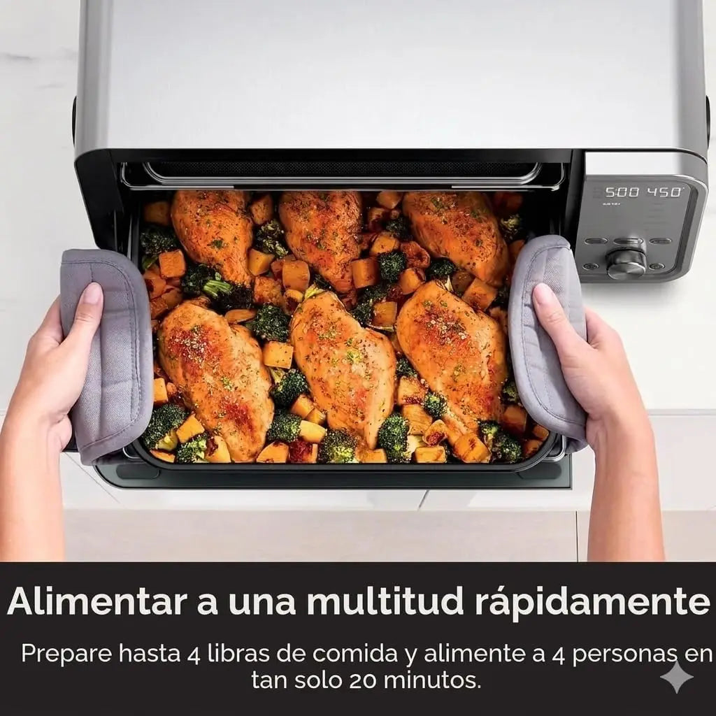 Digital Air Fryer Oven With 10 Cooking Modes Crisp Control