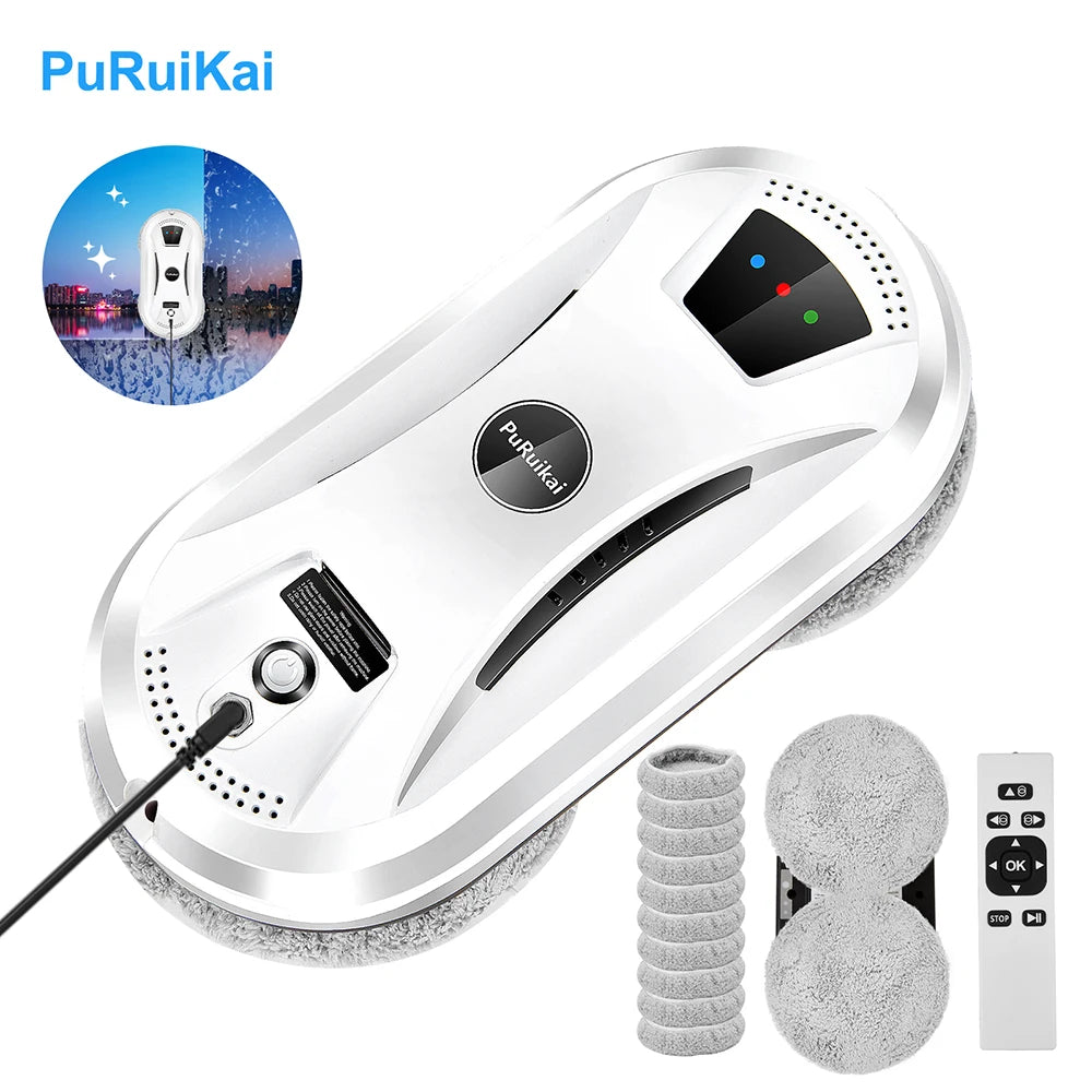 PuRuikai Automatic Window Cleaning Robot With Remote Control