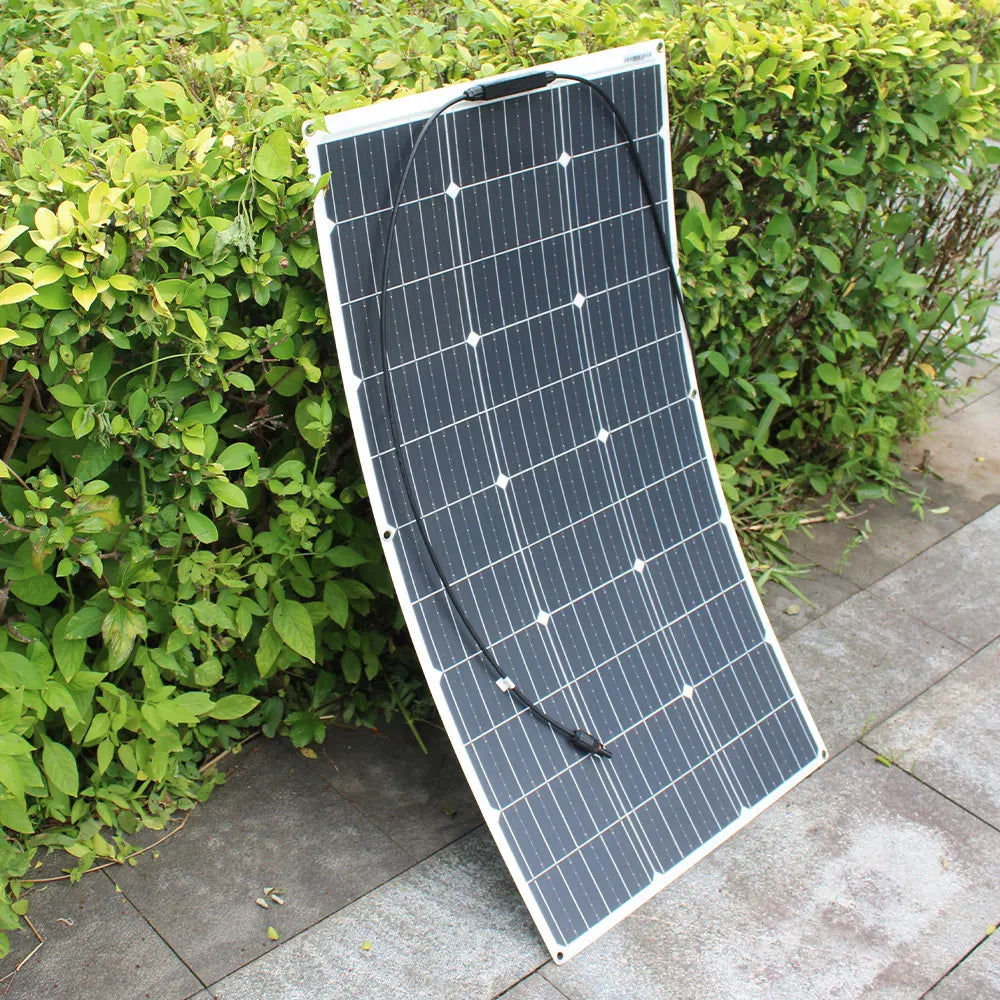 DGSUNLIGHT 100w 200w 12v Portable Solar Panel Flexible 18V 800W Plate Cells Monocrystalline Silicon