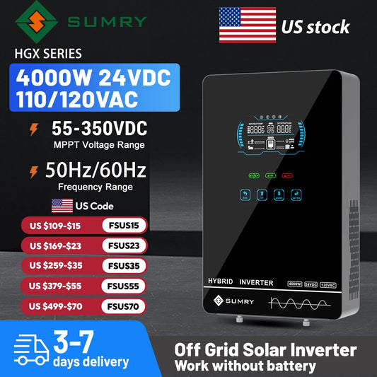 Sumry Hybrid Solar Inverter With Pure Sine Wave MPPT Charger