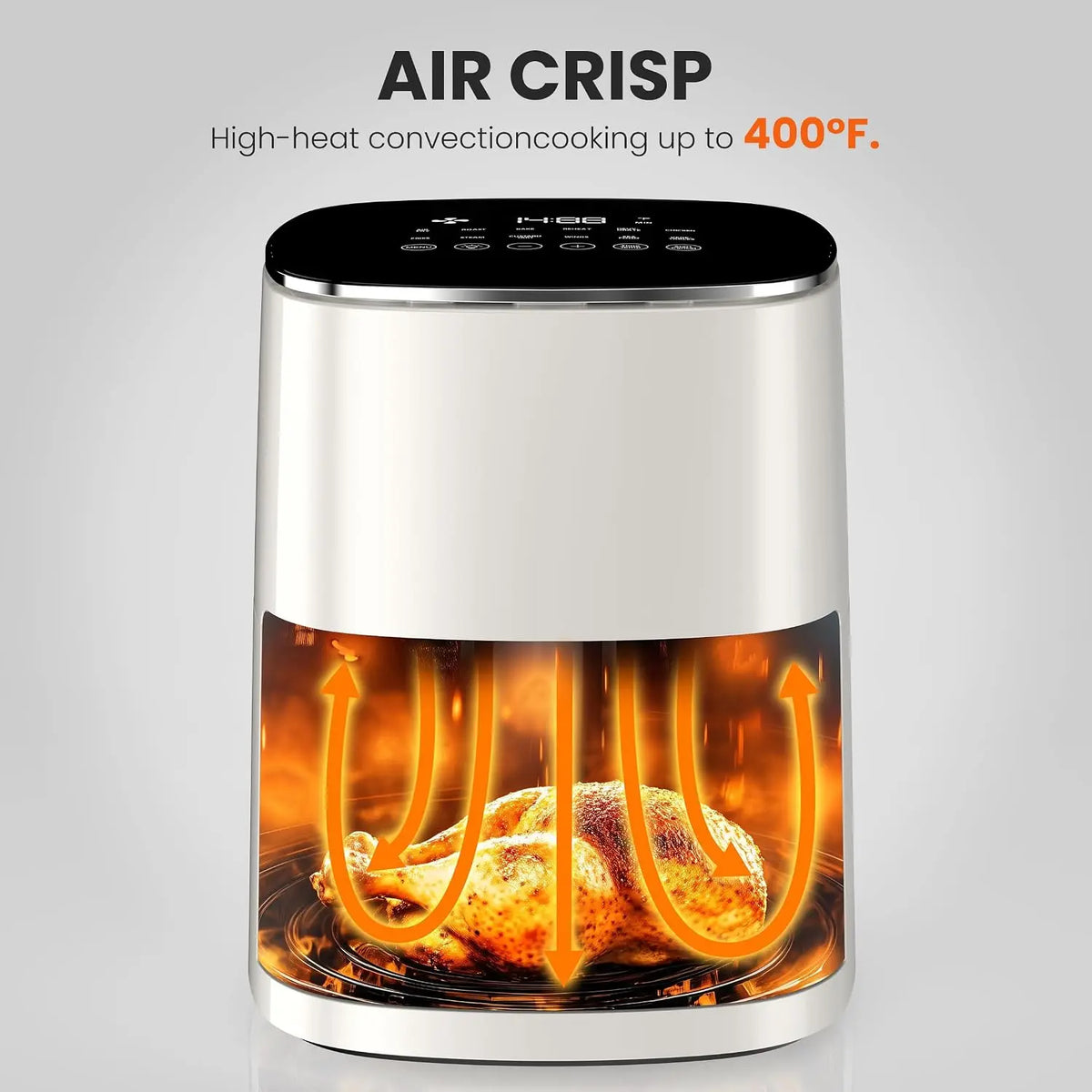 Air Fryer With Viewing Window And Rapid Air Crisp Technology