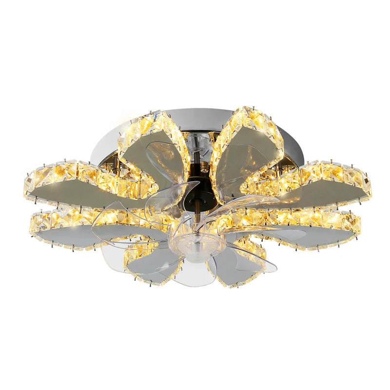 GreeLustr Crystal LED Ring Chandelier Modern Ceiling Light