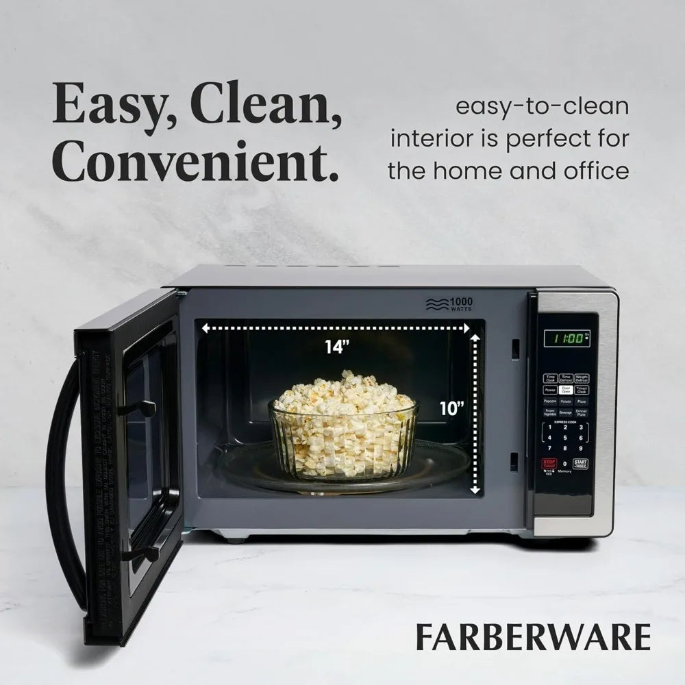 Farberware Countertop Microwave Oven With Auto Cook And Defrost