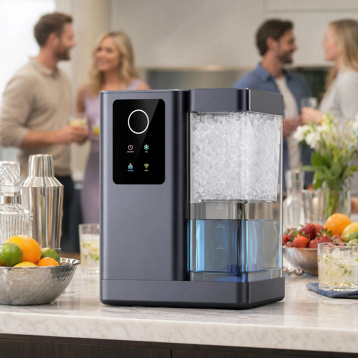 PHILERGO Nugget Ice Maker With App And Voice Control