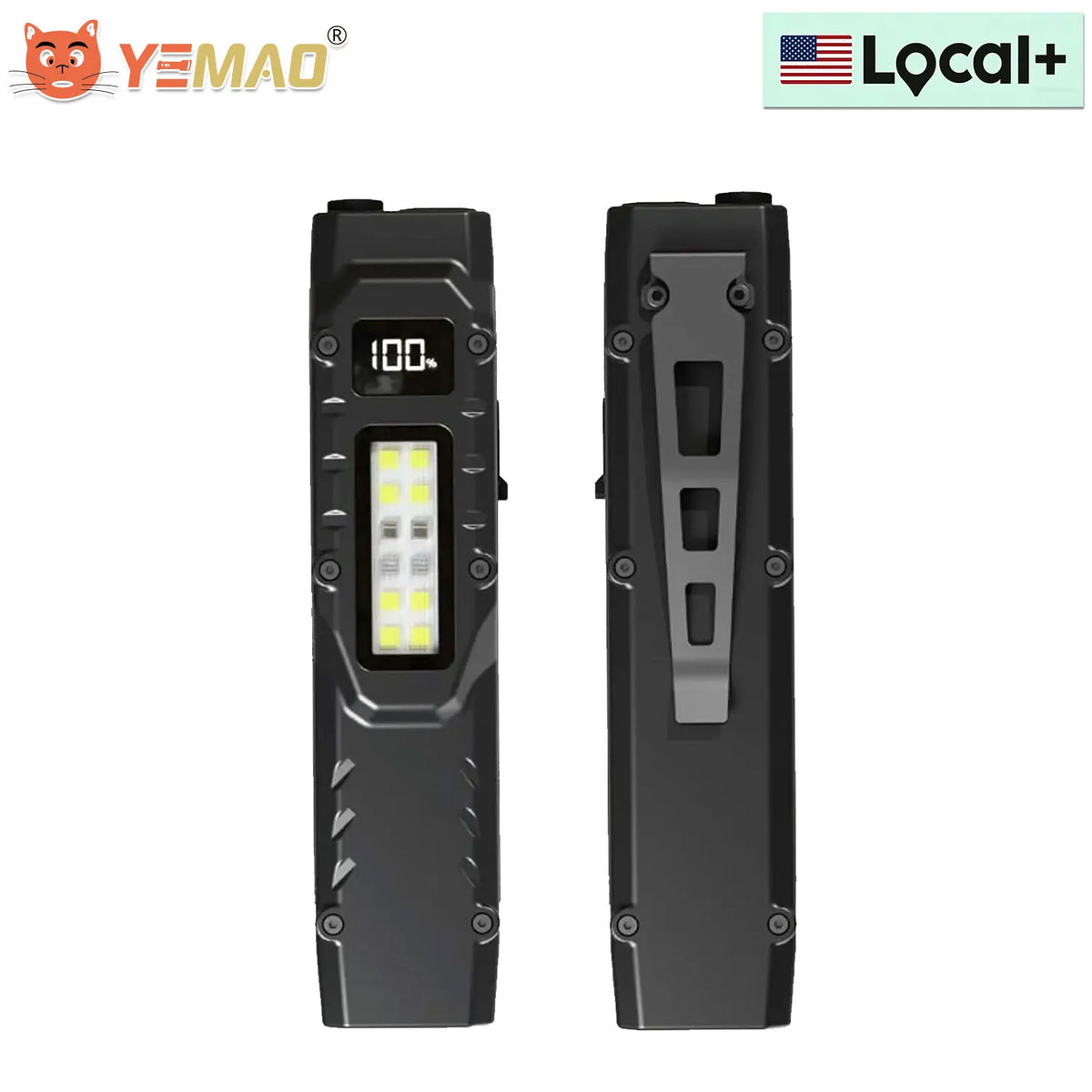 YEMAO F337X Rechargeable LED Flashlight for Camping and Outdoor Use