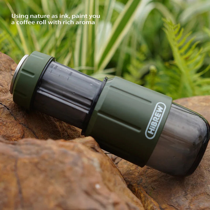 HiBREW Portable Manual Espresso Maker For Capsules And Ground Coffee