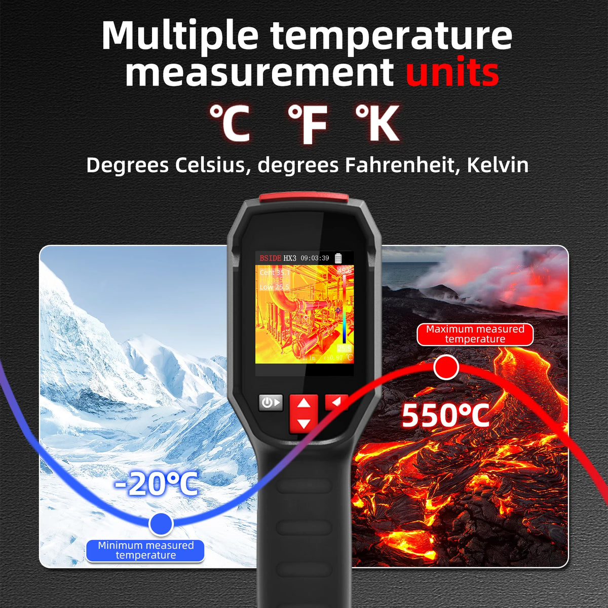 BSIDE HX3 Smart Portable Thermal Imager With PC Analysis