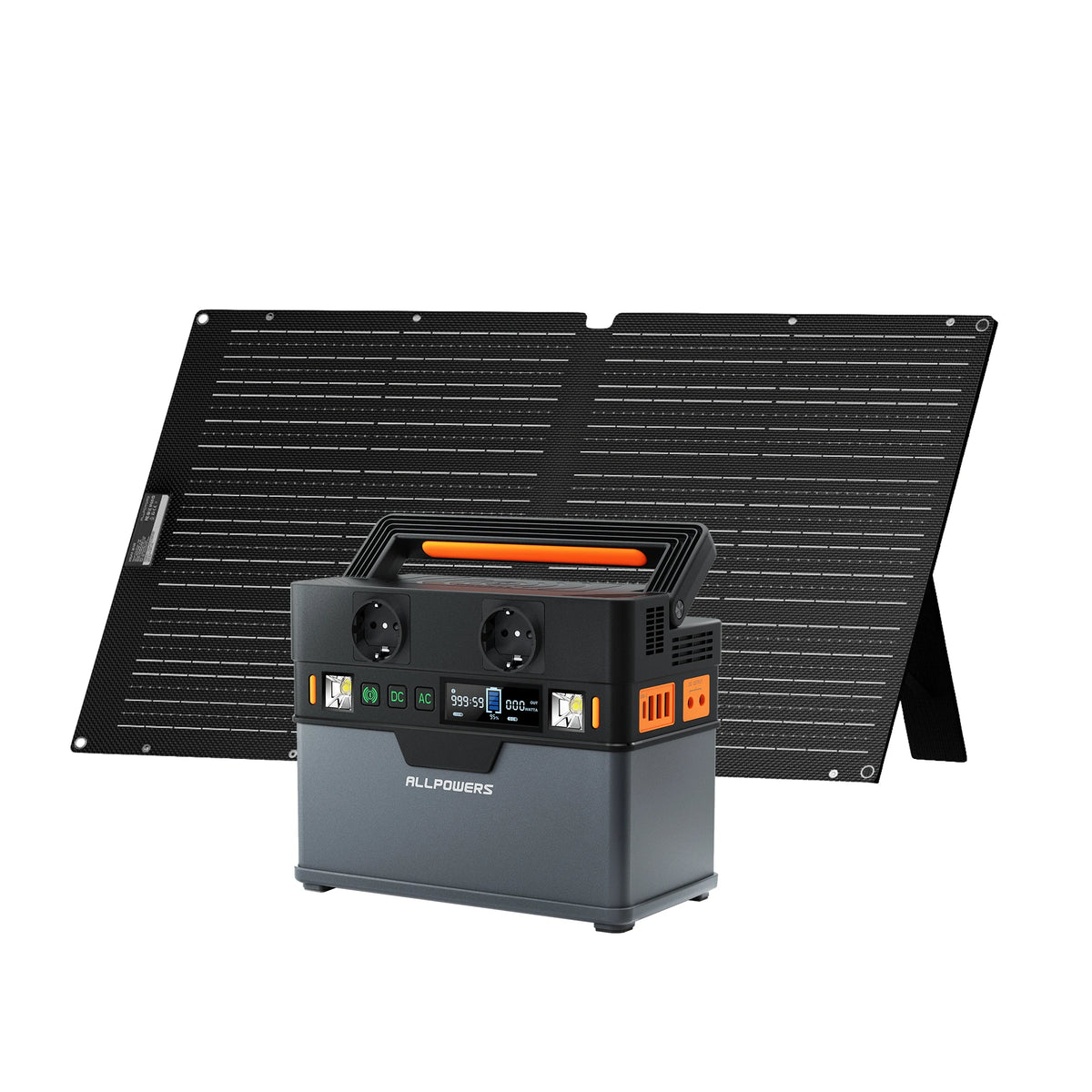 ALLPOWERS S300 Portable Power Station With Foldable Solar Panel