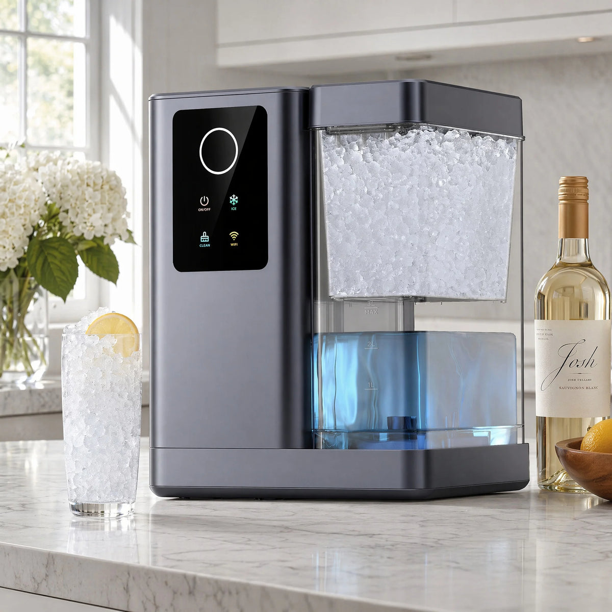 PHILERGO Nugget Ice Maker With App And Voice Control