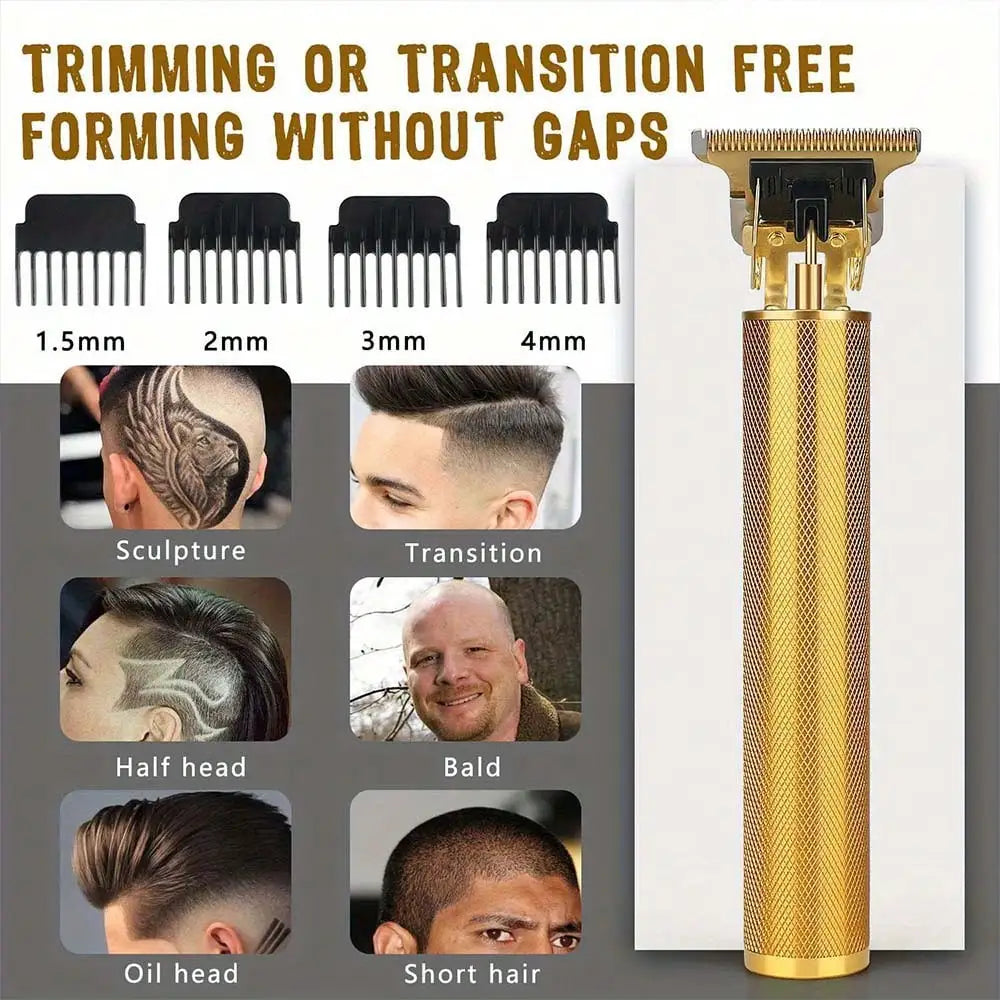 Professional Rechargeable Hair Clipper And Beard Trimmer For Men