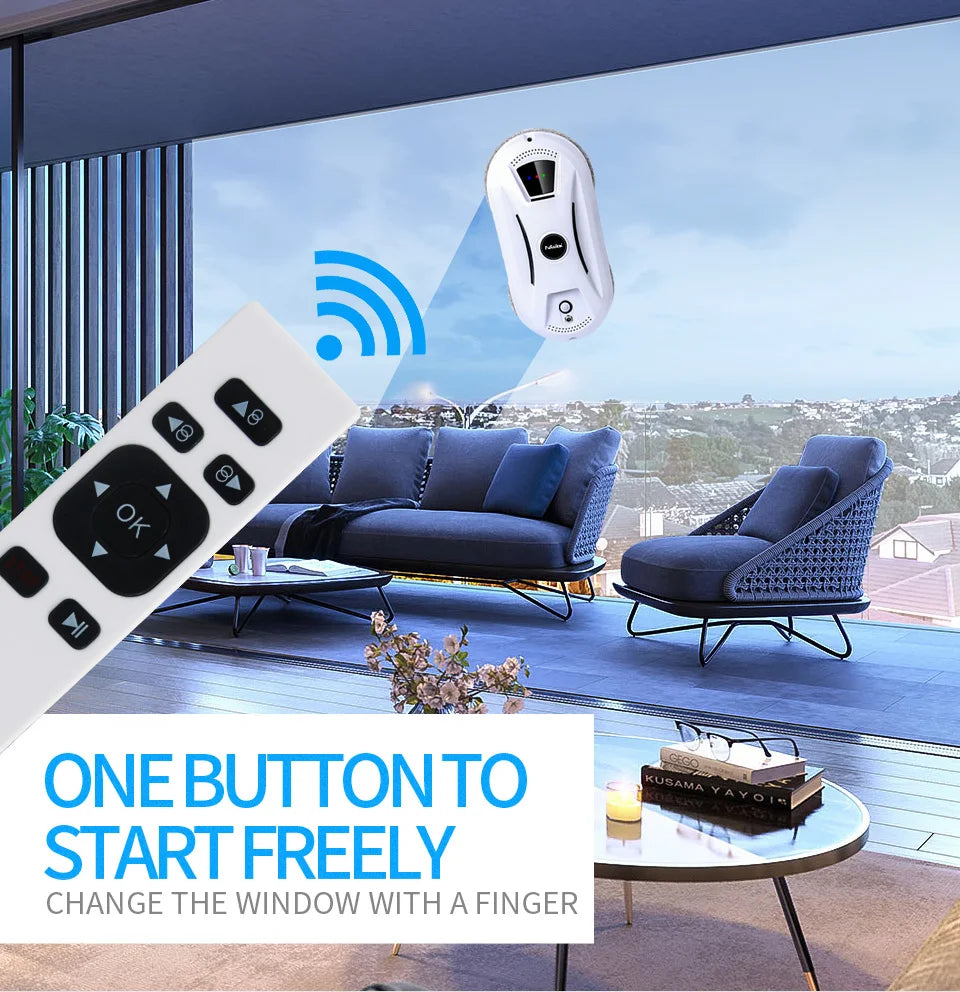 PuRuikai Automatic Window Cleaning Robot With Remote Control