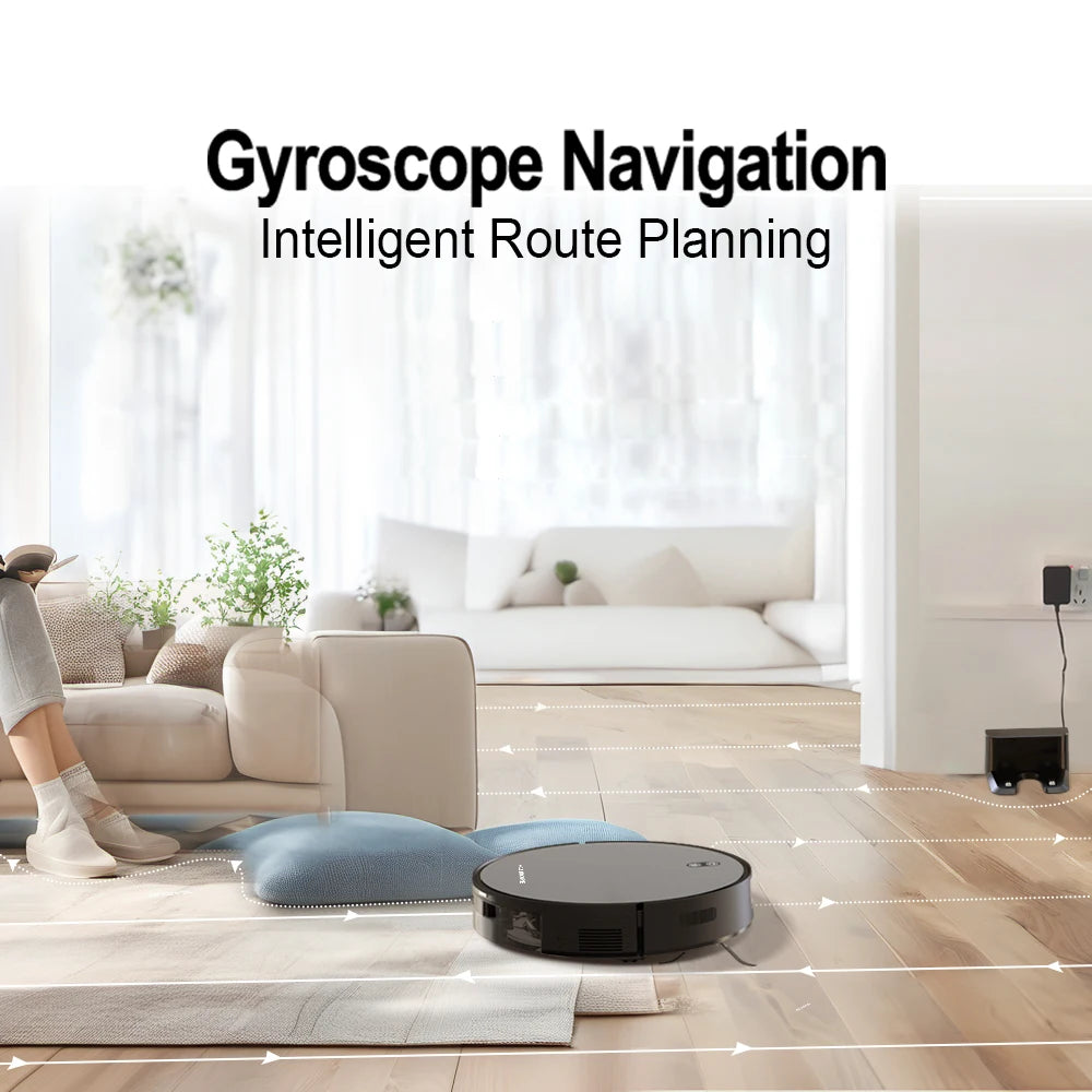 BOAIMORE Smart Mapping Robot Vacuum and Mop With Self Charging