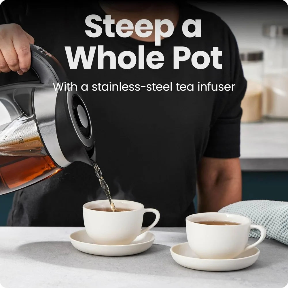 Electric Kettle With Temperature Control And Tea Infuser