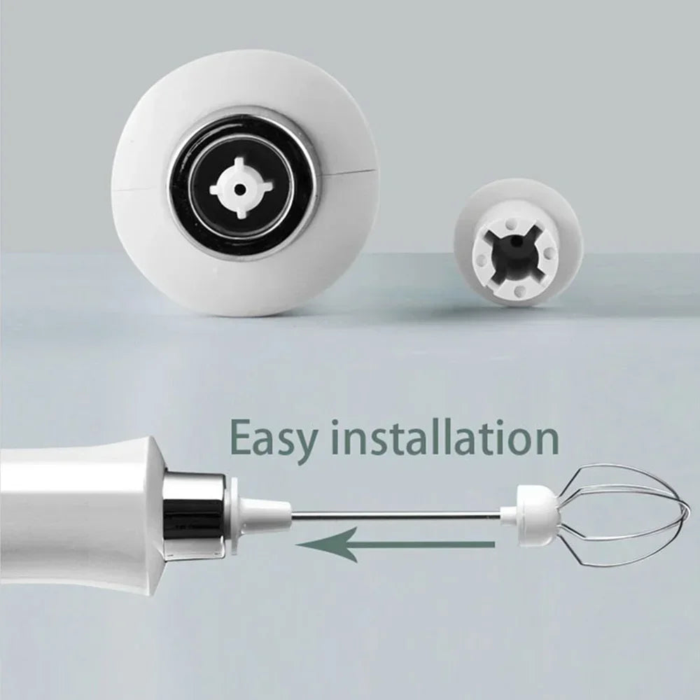 Stonego Rechargeable Milk Frother With Stainless Steel Whisks