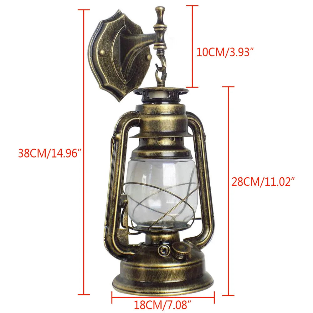 Bymaocar Antique Outdoor Wall Lantern For Home And Garden Lighting