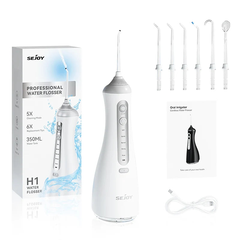Sejoy Cordless Water Flosser For Effective Oral Cleaning