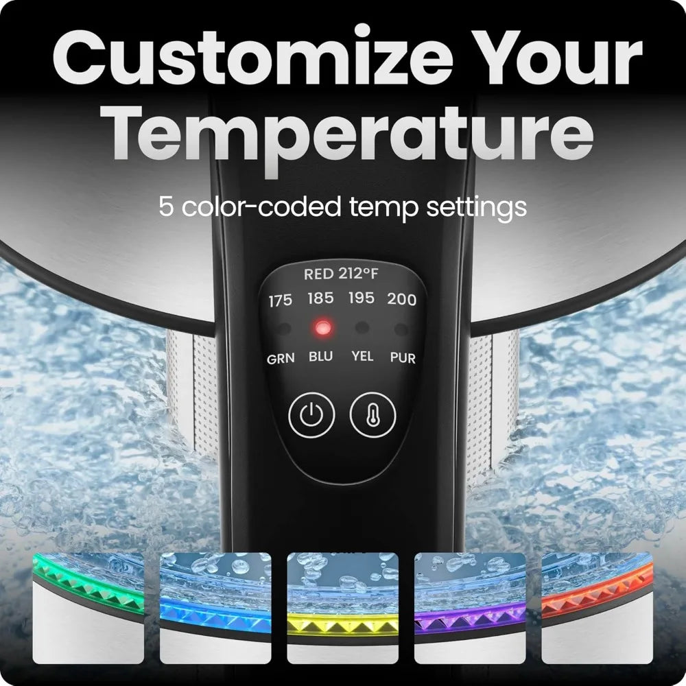 Electric Kettle With Temperature Control And Tea Infuser