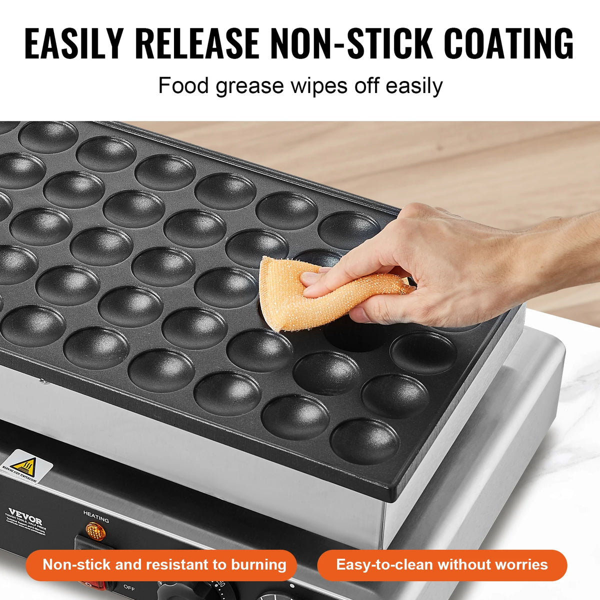 SucceBuy Commercial Dutch Pancake Maker With Dual Control