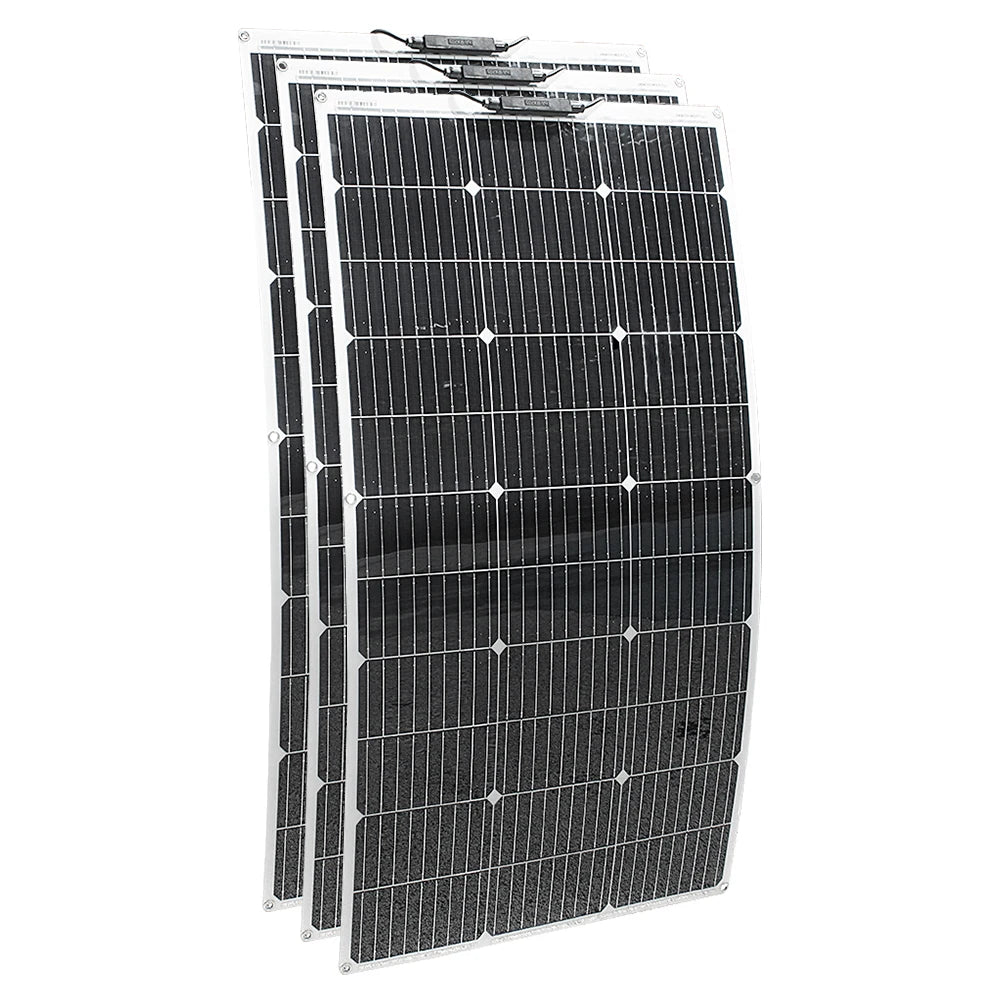 Asunerge Flexible Monocrystalline Solar Panel For 12 Volt System