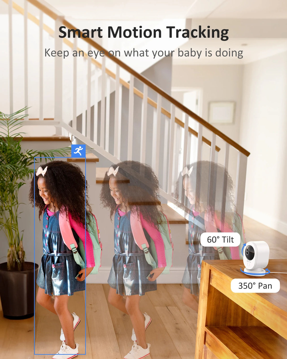 ANNKE 6MP Dual-Band WiFi Security Camera, 2.4G/5GHz Wireless PTZ with Human Detection, Auto Tracking, Two-Way Audio, 6m Night Vision