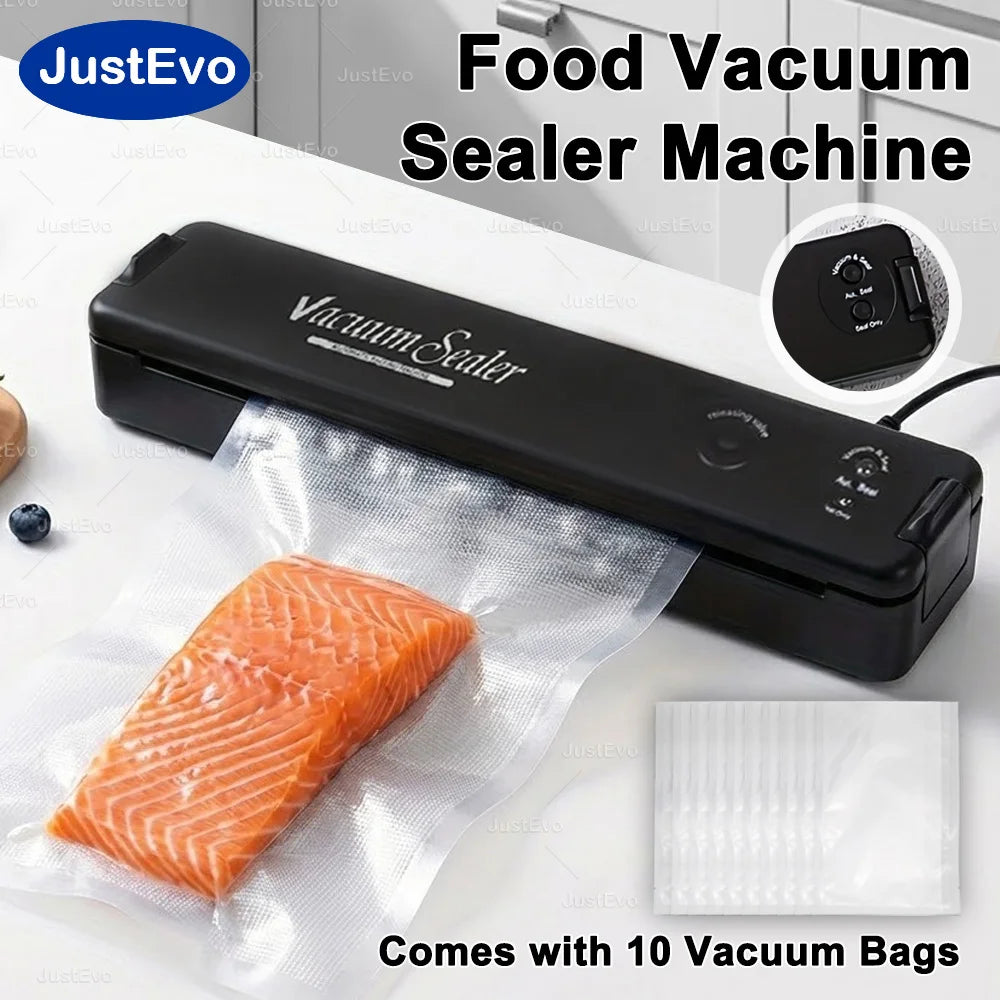 Portable Automatic Food Vacuum Sealer Machine With Vacuum Bags