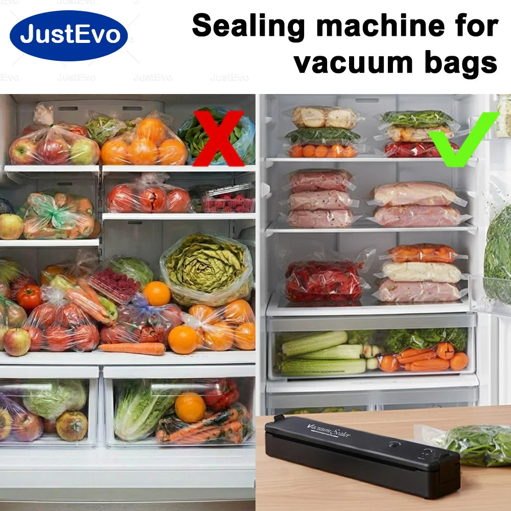 Portable Automatic Food Vacuum Sealer Machine With Vacuum Bags