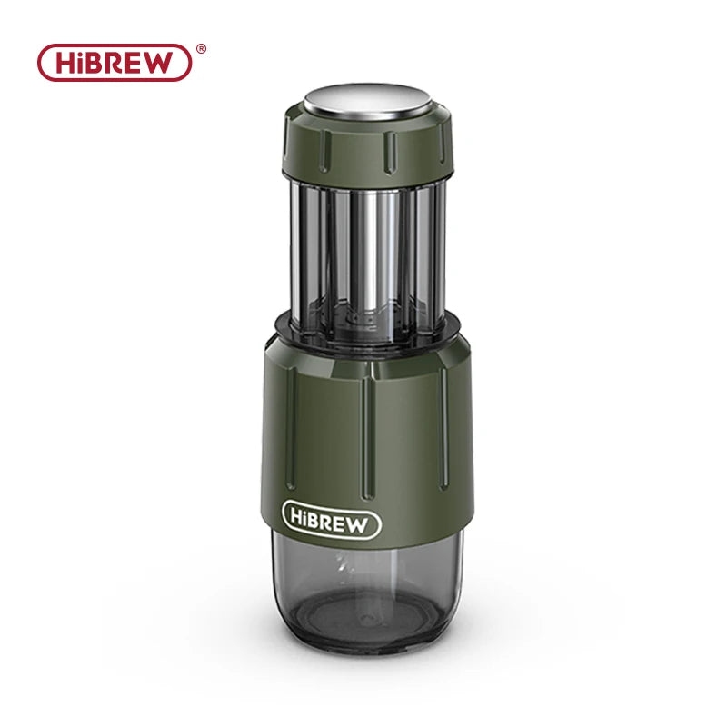 HiBREW Portable Manual Espresso Maker For Capsules And Ground Coffee