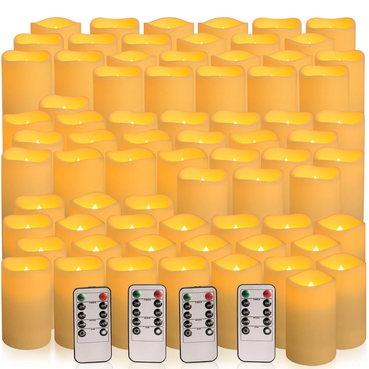 Waterproof Flameless LED Candle Lights For Parties And Gatherings
